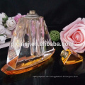Kristall-Parfümflasche des New-style Schiffsmodells für Dekoration und Geschenk